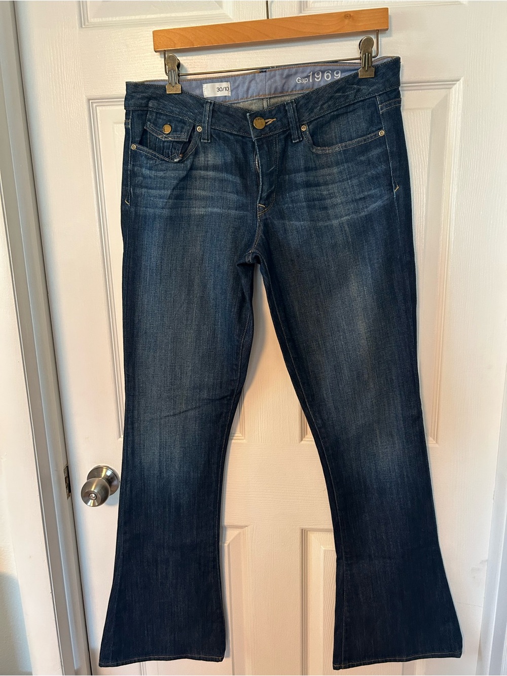 GAP Women's Dark Blue Flare Jeans